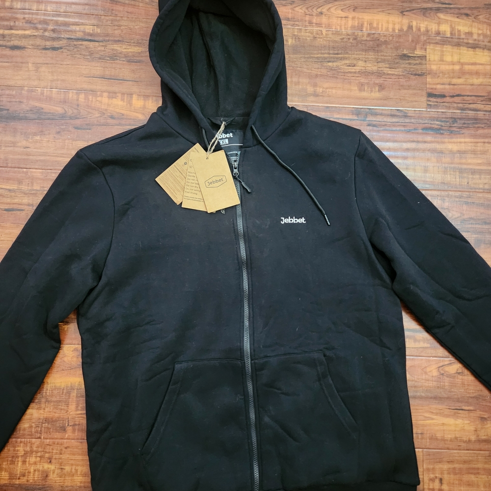 Black Zip-Up Hoodie - Picture 3 of 4